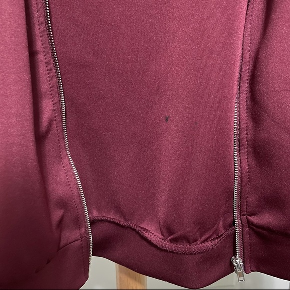 Burgundy Bomber Jacket - Picture 11 of 13